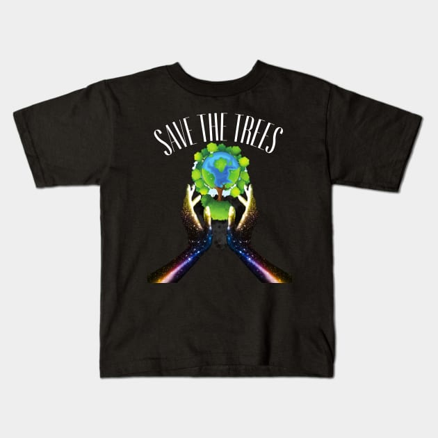 Save the tree. Kids T-Shirt by MariooshArt